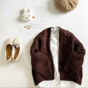 🇯🇵 Studio CLIP cable knit cardigan